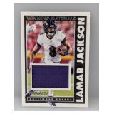 2024 Lamar Jackson Winning Materials Relic /199