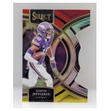 2023 Select Red/Yellow Die Cut Justin Jefferson