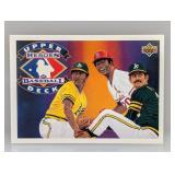 1992 UD Heroes Vida Blue Lou Brock Rollie Fingers