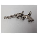 .925 Sterling Silver Gun Pendant