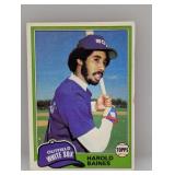 1981 Topps Harold Baines RC #347 Stain/Corners
