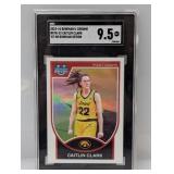 2023-24 Bowman U Chrome Caitlin Clark SGC 9.5