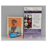 1961 Fleer HOF Auto Cert Johnny Mize JSA Corners