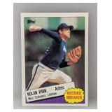 1985 Topps Record Breaker Most SOs Nolan Ryan #7