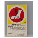 1968-70 Fleer Logo Quiz Cards White Sox Stain