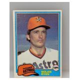 1981 Topps Nolan Ryan #240 Stain