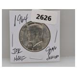 1964 90% Silv JFK Half $1 Dollar