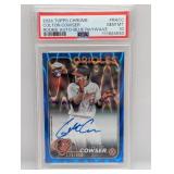2024 Topps Ch Cowser RC Auto Blue Raywave PSA 10