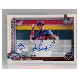 2025 Topps Pro Debut Franklin Arias Auto
