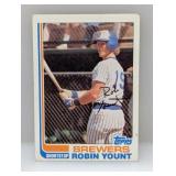 1982 Topps Robin Yount #435 Stain
