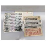 (8) Mexican Pesos & One Canada $2