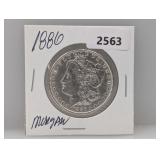 1886 90% Silv Morgan $1 Dollar