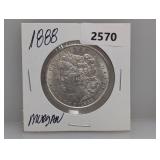 1888 90% Silv Morgan $1 Dollar