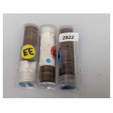 Partial Rolls 1928 (61) Wheat Cents