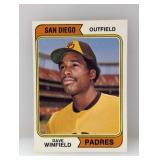 1974 Topps Baseball Dave Winfield HOF 456 Surface