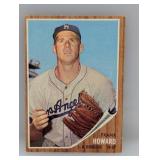1962 Topps Frank Howard 1960 NL ROY Indent/Edges
