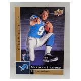 2009 UD First Edition Matthew Stafford RC 180 Edge