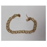 7' 12k GF Elko Double Link Chain Bracelet