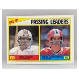 1984 Topps #202 Dan Marino RC / Steve Bartkowski