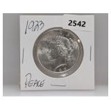 1923 90% Silv Peace $1 Dollar