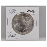 1923 90% Silv Peace $1 Dollar