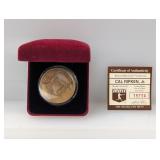 Highland Mint Cal Ripken Jr. Bronze Coin