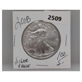 2018 1oz .999 Silv Eagle $1 Dollar