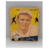 1934 Goudey #59 Joe Mowry Braves Damaged
