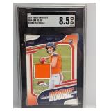 2024 Absolute Bo Nix Rookie Relic PSA 8.5