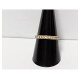 .925 Sterl Avon Yellow Stone Band Sz 9.5