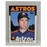 1986 Topps Nolan Ryan #100 Astros Edges