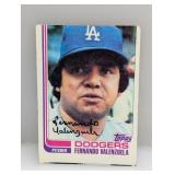 1982 Topps Misscut Fernando Valenzuela Corner/Edge