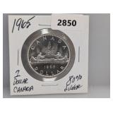 1965 80% Silv Canada $1 Dollar