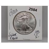 2013 1oz .999 Silv Eagle $1 Dollar