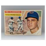 1956 Topps Ted Kluszewski #55 White Back Corners