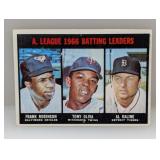 1967 Topps LEADERS ROBINSON/OLIVA/KALINE Damage