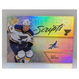 2024-25 Upper Deck Super Scripts Zach Dean RC Auto