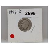 1946-D 90% Silv Roos Dime