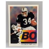 1991 UD The CC Checklist Bo Jackson #93 Stain