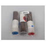 Partial Rolls 1912, & two 1913 (78) Wheat Cents