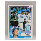 1983 Topps #600 George Brett Corner
