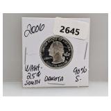 2006 90% Silv SD State Quarter