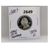 2007 90% Silv MT State Quarter