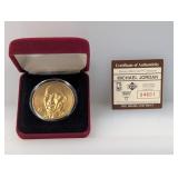 Michael Jordan Bronze Upper Deck Highland Mint