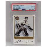2001 Fleer Greats Glenn Hall Auto PSA 8