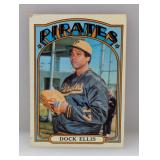 1972 Topps Dock Ellis #179 Corners/Edges