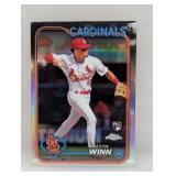 2024 Masyn Winn Topps Chrome Refractor RC #189