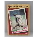1987 Topps Turn Back the Clock Rickey Henderson