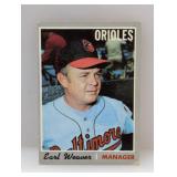 1970 Topps Earl Weaver #148 Corners/Edge