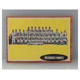 1962 Topps BRAVES TEAM AARON/MATHEWS Damage